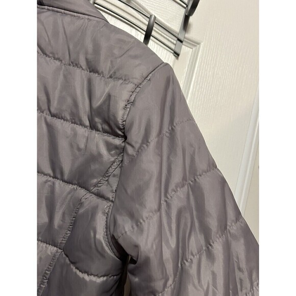 Reebok Kids Unisex XL Plus 18 Gray Dalian Puffer Full Zip Coat Jacket Mock Neck - Picture 16 of 16